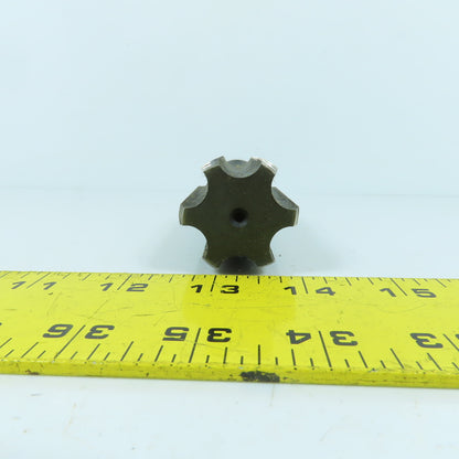 1-1/2"-12 NF HS 6-Flute Straight Bottoming Tap 6-3/8" OAL 15/16" Shank USA