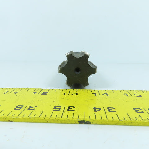 1-1/2"-12 NF HS 6-Flute Straight Bottoming Tap 6-3/8" OAL 15/16" Shank USA