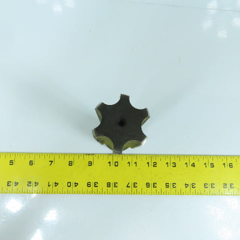 1-1/2"-12 NF HS 6-Flute Straight Bottoming Tap 6-3/8" OAL 15/16" Shank USA