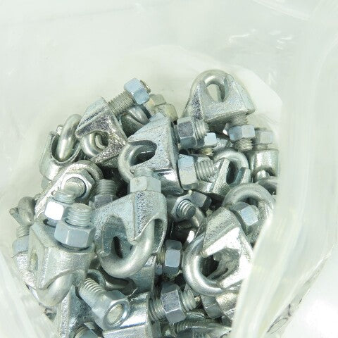 3/8" U-Bolt Wire Rope Cable Clamp Lot Of 70