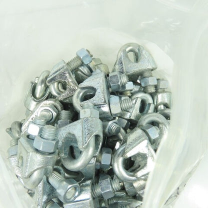3/8" U-Bolt Wire Rope Cable Clamp Lot Of 70