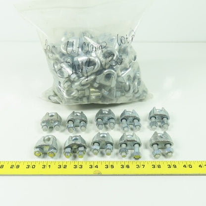 3/8" U-Bolt Wire Rope Cable Clamp Lot Of 70