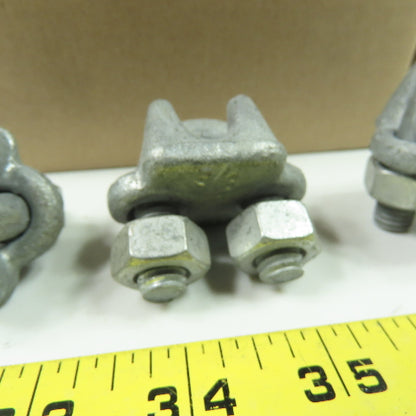 3/8" U-Bolt Wire Rope Cable Clamp Forged Lot Of 30
