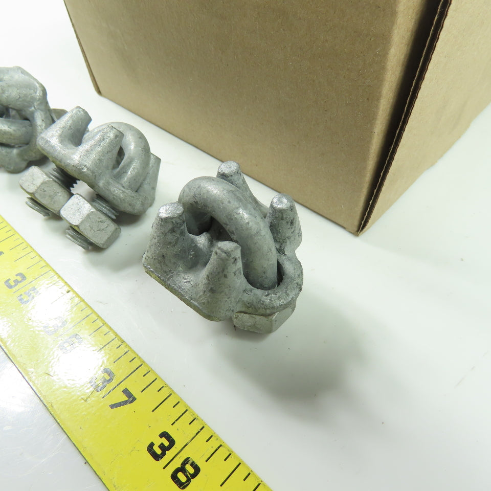 3/8" U-Bolt Wire Rope Cable Clamp Forged Lot Of 30