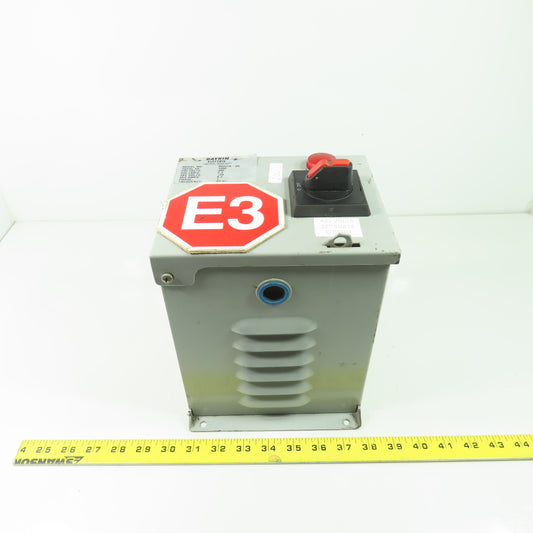 Daykin MDGTB-05 Transformer Disconnect Switch Pri 480V Sec 120V 8.3A VA 1000 1PH