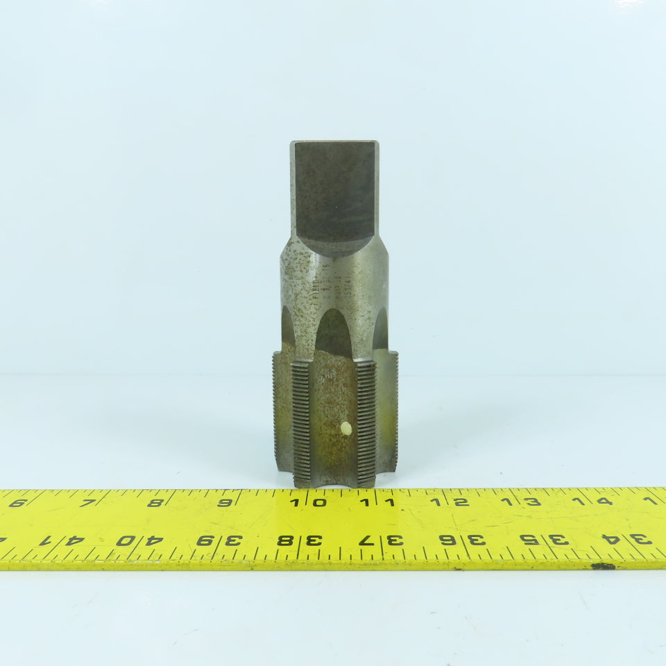 Greenfield 2-3/32-16 HSS 6-Flute Straight Plug Tap 5-1/4" OAL 1-3/8" Shank USA