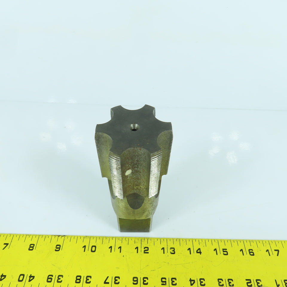 Greenfield 2-3/32-16 HSS 6-Flute Straight Plug Tap 5-1/4" OAL 1-3/8" Shank USA