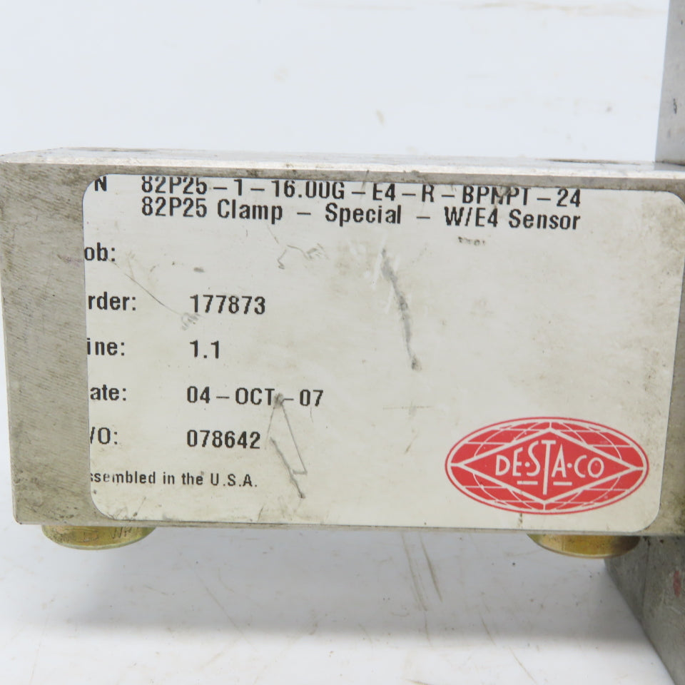 De-Sta-Co 82P26-1-16.00-E4-R-BPMPT-24 Pin Clamp Assembly