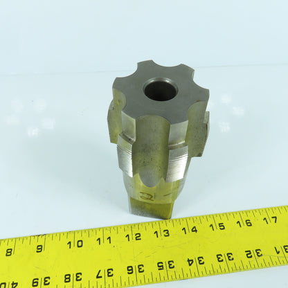 2-5/8-16 HS 6-Flute Straight Plug Tap 5-1/2" OAL 1-9/16" Shank Tap Length 2"
