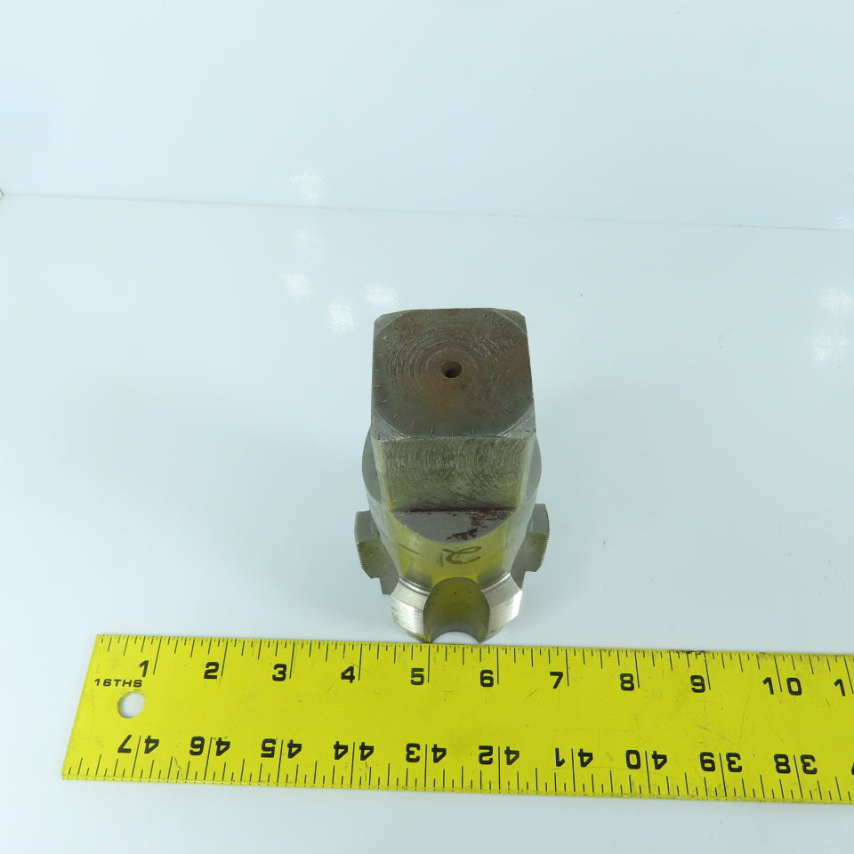 2-5/8-16 HS 6-Flute Straight Plug Tap 5-1/2" OAL 1-9/16" Shank Tap Length 2"