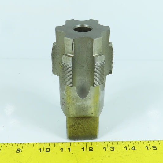 2-5/8-16 HS 6-Flute Straight Plug Tap 5-1/2" OAL 1-9/16" Shank Tap Length 2"