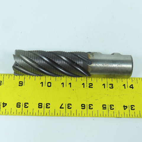 Niagara ASP30 1.25" HSS 6 Flute End Mill ASP-30 ALTIN Coating 5.5" OAL