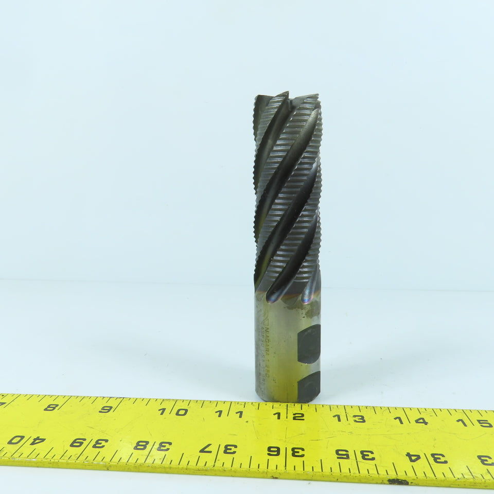 Niagara ASP30 1.25" HSS 6 Flute End Mill ASP-30 ALTIN Coating 5.5" OAL