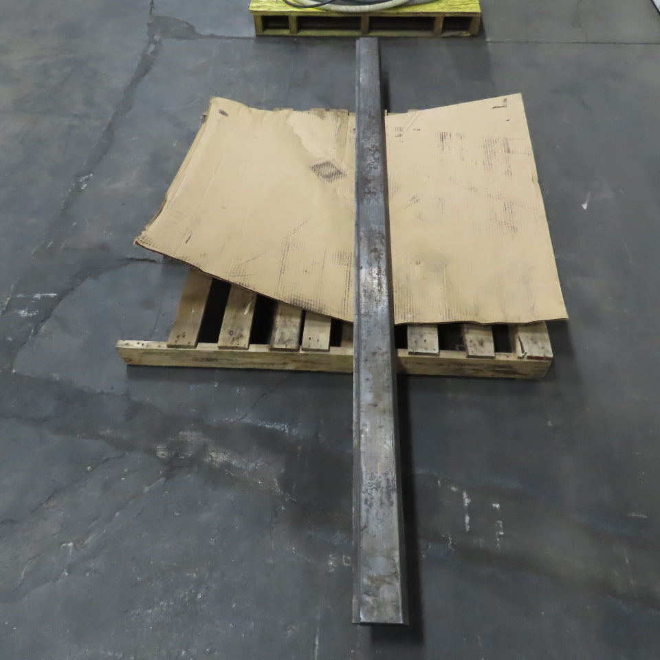 3-3/4" Press Brake 90° Angle V-Forming Punch 96-1/2" OAL 1-1/4" Thick 1/2" Tang