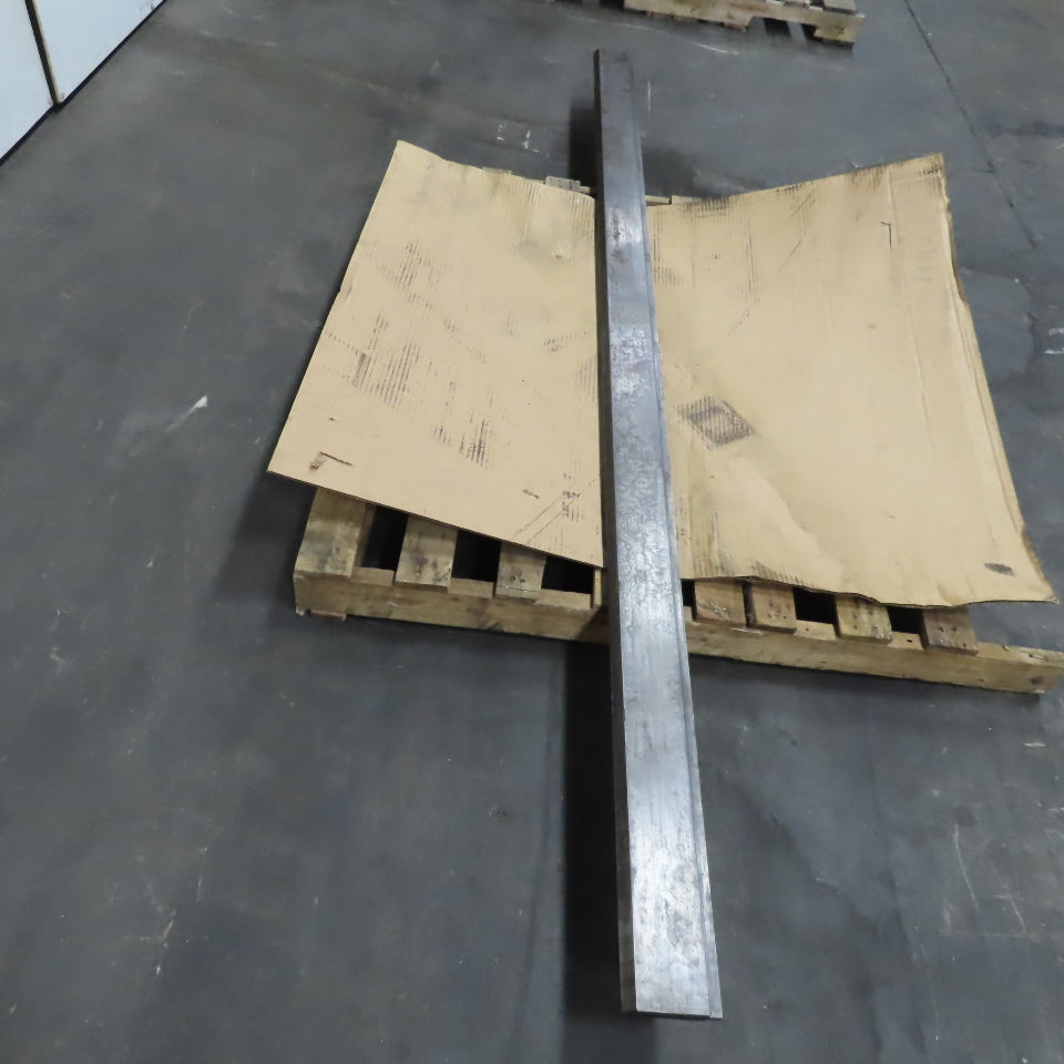 3-3/4" Press Brake 90° Angle V-Forming Punch 96-1/2" OAL 1-1/4" Thick 1/2" Tang