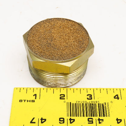 2" Sintered Brass Breather Vent Exhaust Silencer Muffler