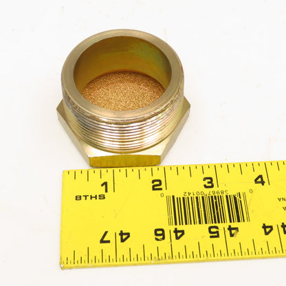 2" Sintered Brass Breather Vent Exhaust Silencer Muffler