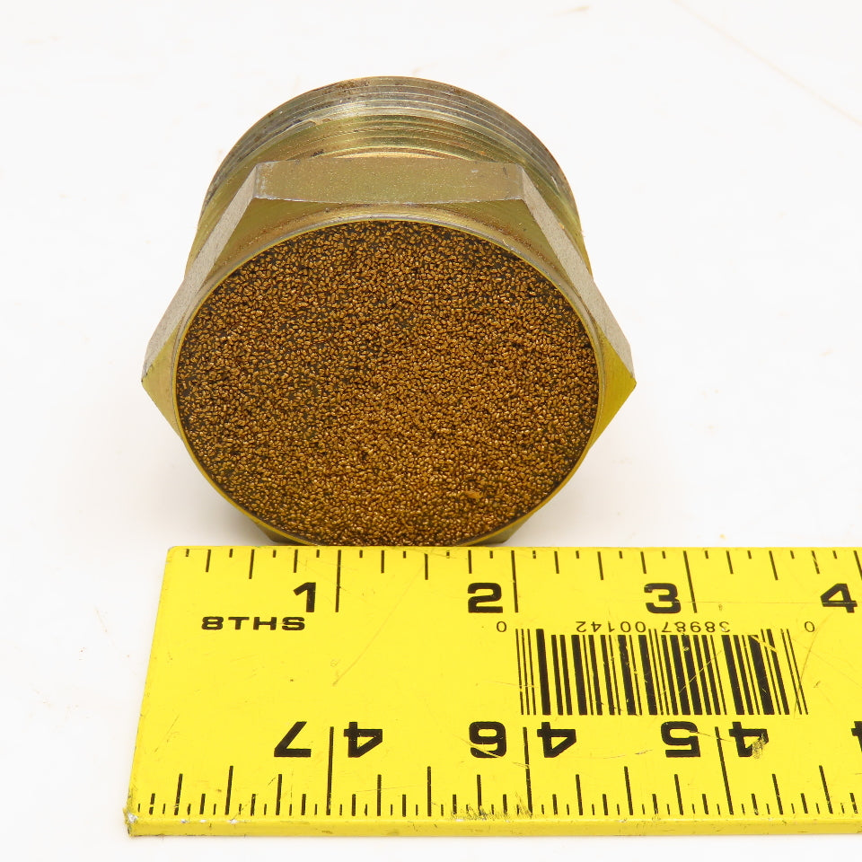 2" Sintered Brass Breather Vent Exhaust Silencer Muffler