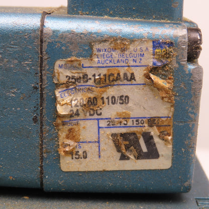 MAC 250B-111CAAA 2-1/2" NPT Solenoid Valve 2 Way 24VDC Coil