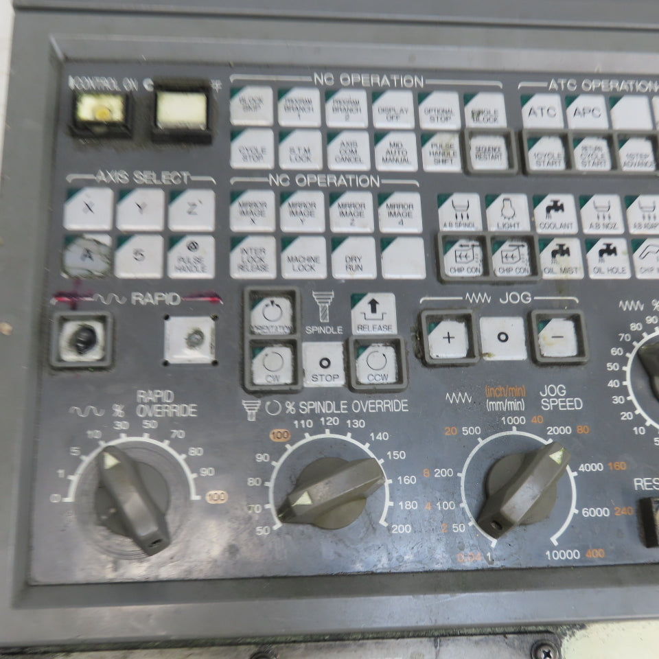Okuma Vertical Machining Center OSP-E100L Operator Interface Control Panel