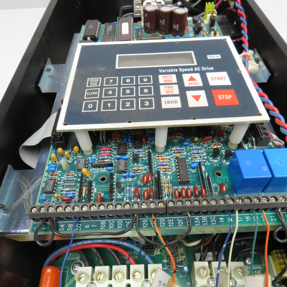 AC Tech Q12010A-KM1 200/240VAC 7.5kW 0-120Hz Variable Speed AC Motor Drive