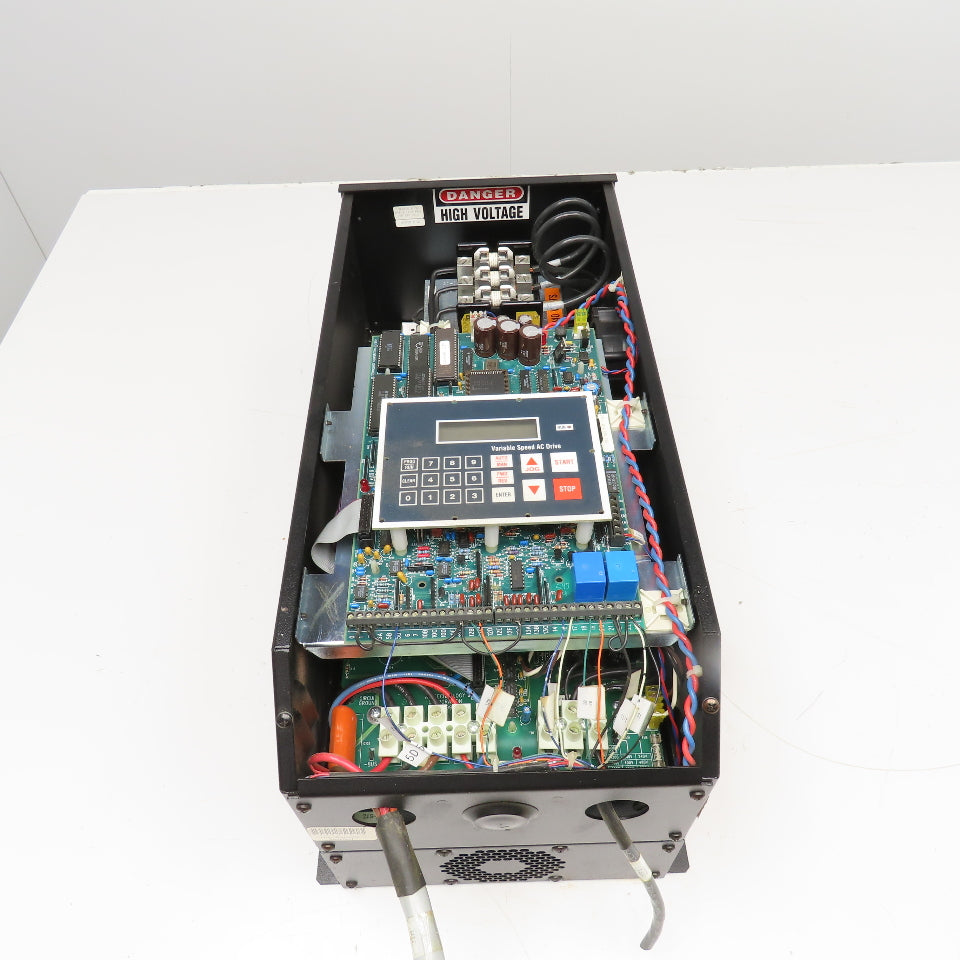 AC Tech Q12010A-KM1 200/240VAC 7.5kW 0-120Hz Variable Speed AC Motor Drive