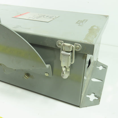 Westinghouse JHFN361 600VAC 3-Pole Fusible Safety Disconnect Switch 30A