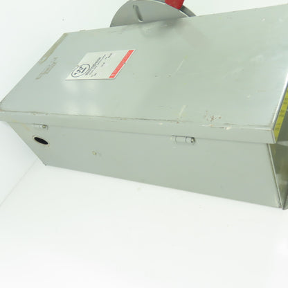 Westinghouse JHFN361 600VAC 3-Pole Fusible Safety Disconnect Switch 30A