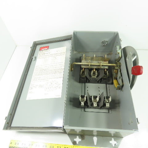 Westinghouse JHFN361 600VAC 3-Pole Fusible Safety Disconnect Switch 30A