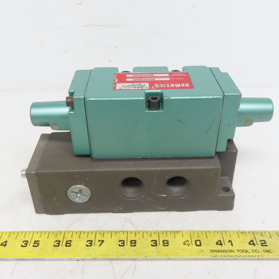 Numatics 554JK43AO Pneumatically-Actuated Double Air Pilot Valve 554JK400O