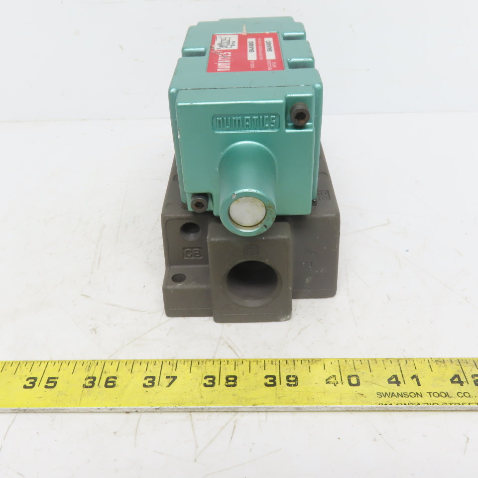 Numatics 554JK43AO Pneumatically-Actuated Double Air Pilot Valve 554JK400O