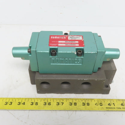 Numatics 554JK43AO Pneumatically-Actuated Double Air Pilot Valve 554JK400O