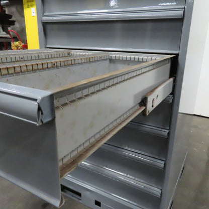 9 Drawer Industrial Parts Tool Storage Shop Cabinet 28" x 28" x 60" H (Painted)