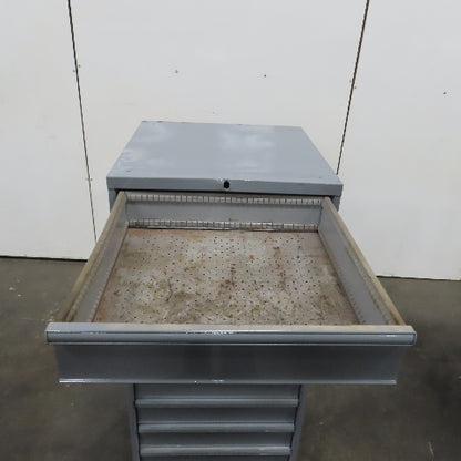 9 Drawer Industrial Parts Tool Storage Shop Cabinet 28" x 28" x 60" H (Painted)
