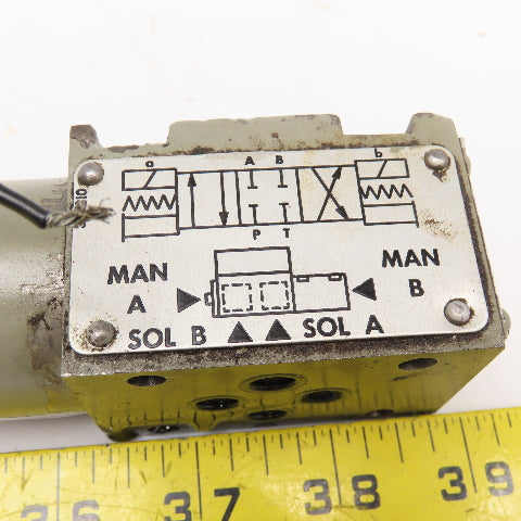 Vickers MOD-6C-31-S35 3 Position Solenoid Valve