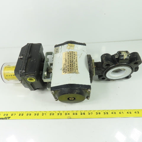 Sure Torque ST-SR-103 FMYB-5120 Moniteur Pneumatic Actuator W/2" Butterfly Valve