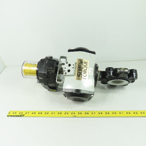 Sure Torque ST-SR-103 FMYB-5120 Moniteur Pneumatic Actuator W/2" Butterfly Valve