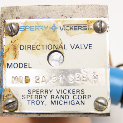 Vickers MOD-2A-31-S35 Solenoid Valve