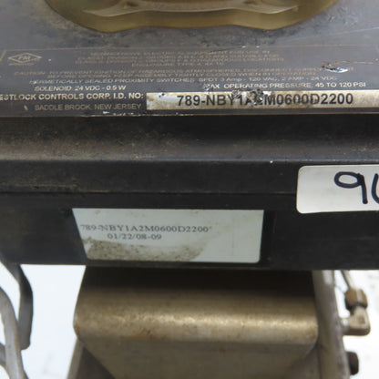 Flowserve B125S10 Pneumatic Valve Actuator 150PSI 2" Flanged Durco Ball Valve