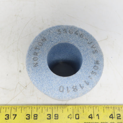 Norton 3S646-JVS 2-3/4" x2-3/4" x1-1/4" Cylinder Valve Seat Grinding Stone 90°