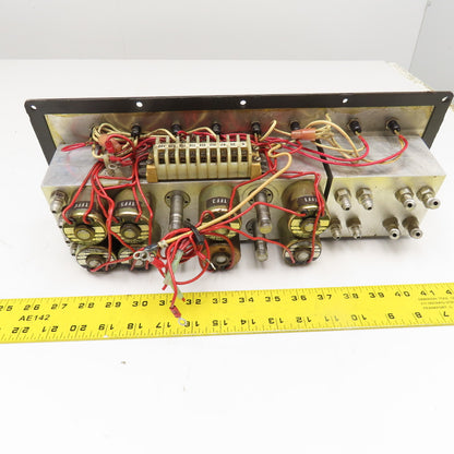 Hydraulic Turret Control Operator Panel Valves From Hardinge DSM-A Turret Lathe