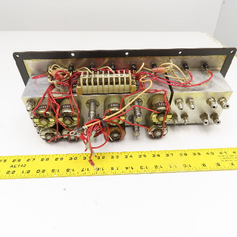 Hydraulic Turret Control Operator Panel Valves From Hardinge DSM-A Turret Lathe