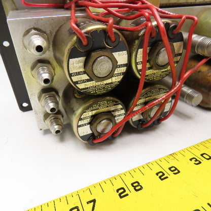 Hydraulic Turret Control Operator Panel Valves From Hardinge DSM-A Turret Lathe