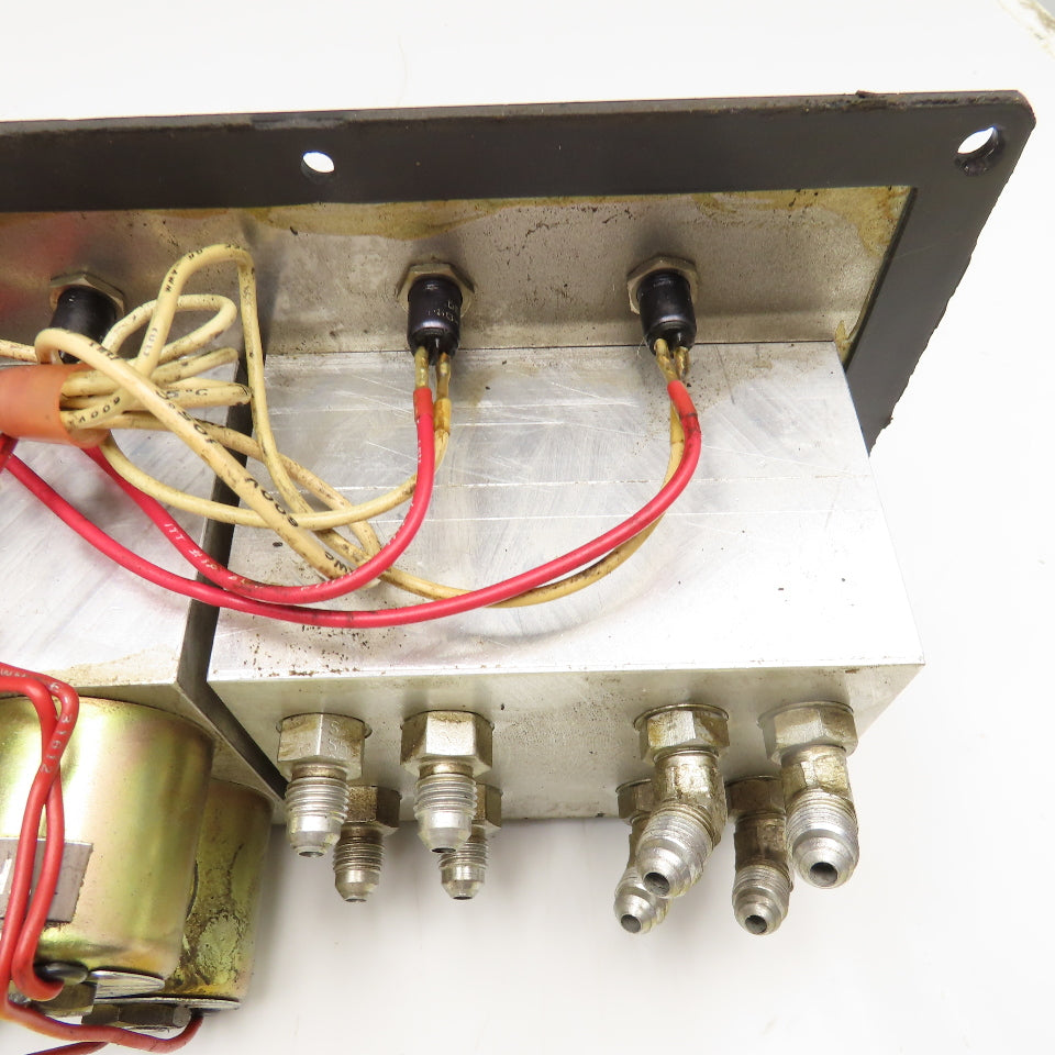 Hydraulic Turret Control Operator Panel Valves From Hardinge DSM-A Turret Lathe
