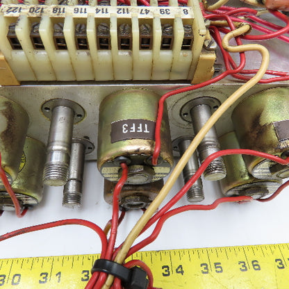 Hydraulic Turret Control Operator Panel Valves From Hardinge DSM-A Turret Lathe