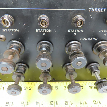 Hydraulic Turret Control Operator Panel Valves From Hardinge DSM-A Turret Lathe