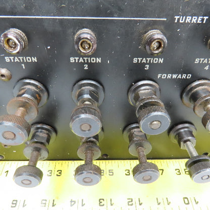 Hydraulic Turret Control Operator Panel Valves From Hardinge DSM-A Turret Lathe