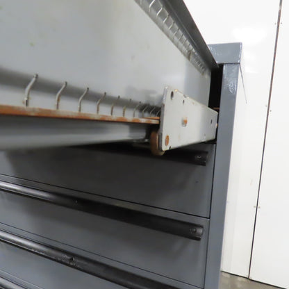 9 Drawer Industrial Parts Tool Storage Shop Cabinet 28" x 28" x 60" H (Painted)
