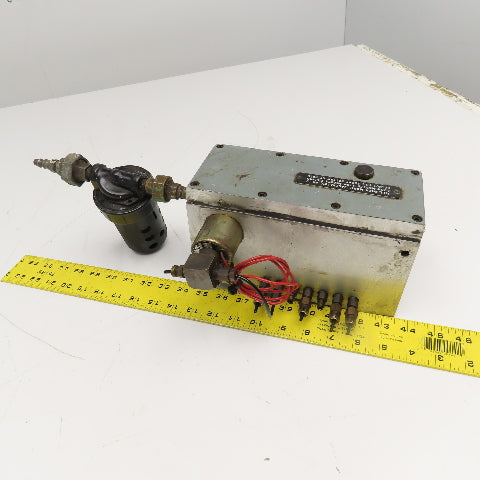 Lubrication Reservoir Distributor For Slide Ways Hardinge DSM-A Turret Lathe
