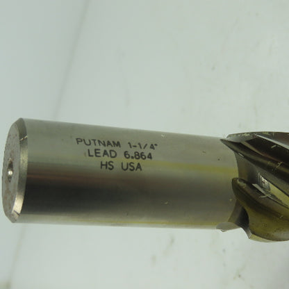 PUTNAM 94256 End Mill Cutter 1-1/4" Dia. Lead 6.864